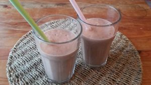 groene smoothies met aardbeien - recept ideeën